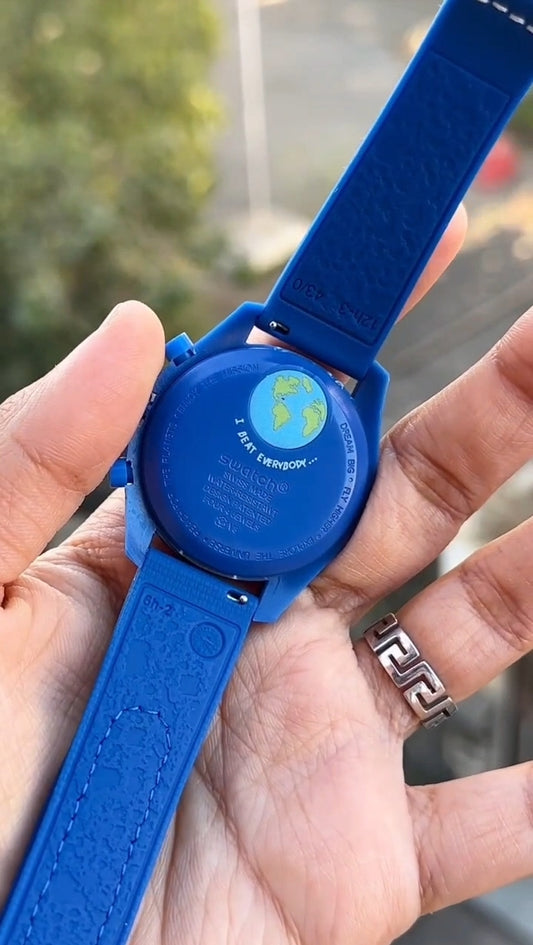 Omega x Swatch MoonSwatch Blue Edition