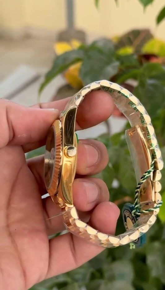 Rolex Day Date Gold Green