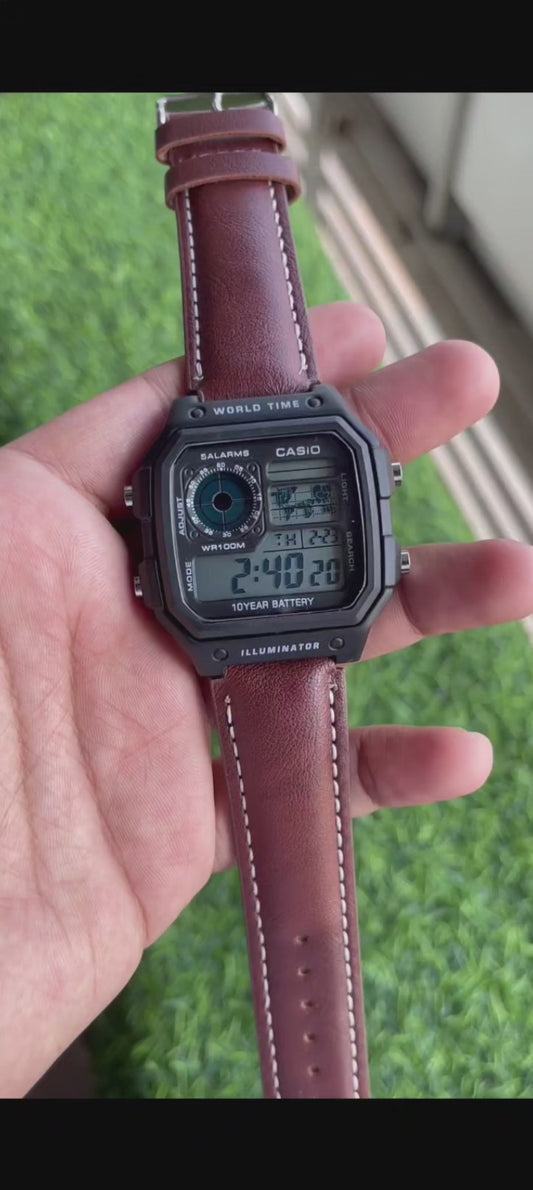 Casiio Illuminator Brown Leather Edition - Premium quality
