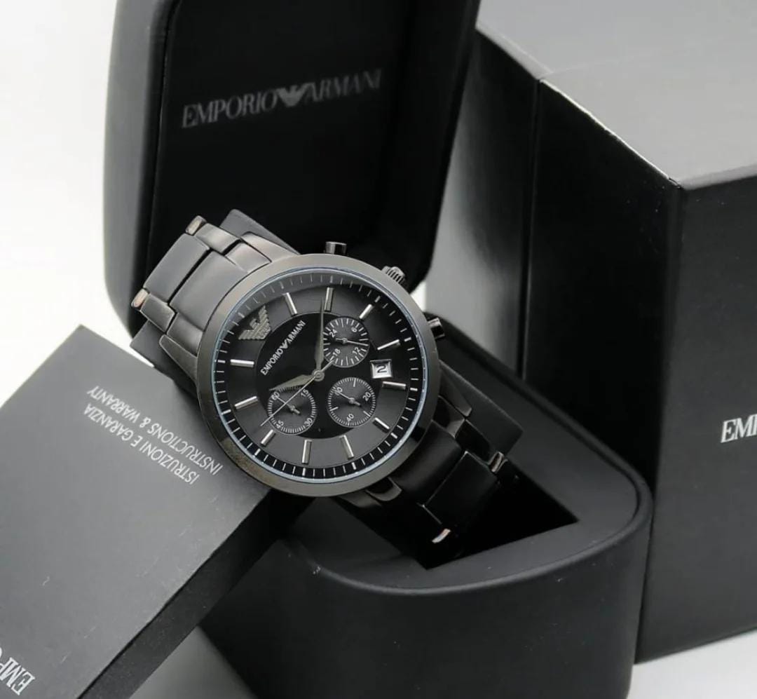 Emporio Chronograph Analog Black Dial Men’s Watch