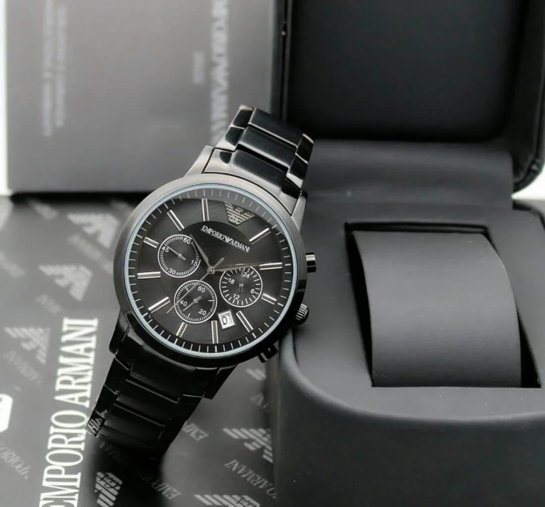 Emporio Chronograph Analog Black Dial Men’s Watch