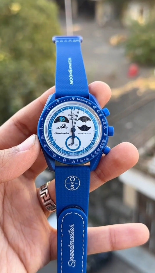 Omega x Swatch MoonSwatch Blue Edition