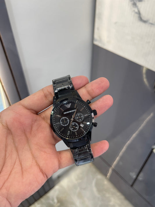 Emporio Armani Chronograph Analog Black Dial Men’s Watch