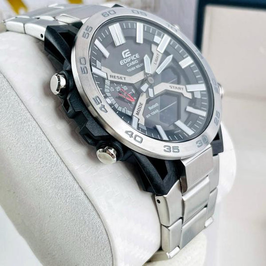 Casio Edifice Silver Chronograph Watch