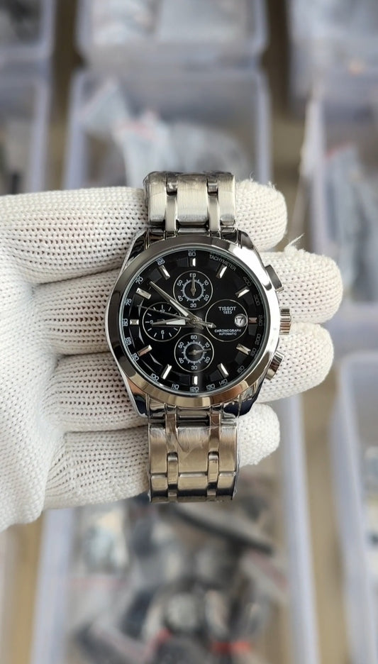 Tissot 1853 Chronograph Men’s Watch – Silver Dial with Stainless Steel Bracelet
